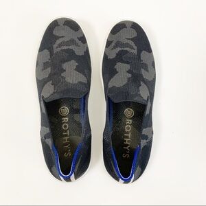 Rothys | Gray camo slip on sneakers
